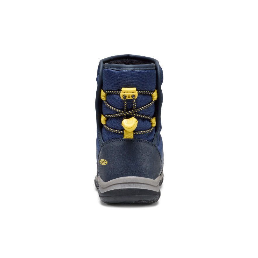 Little Kids' Puffrider Waterproof Winter Boot | Naval Academy/Mango Mint - Image 5