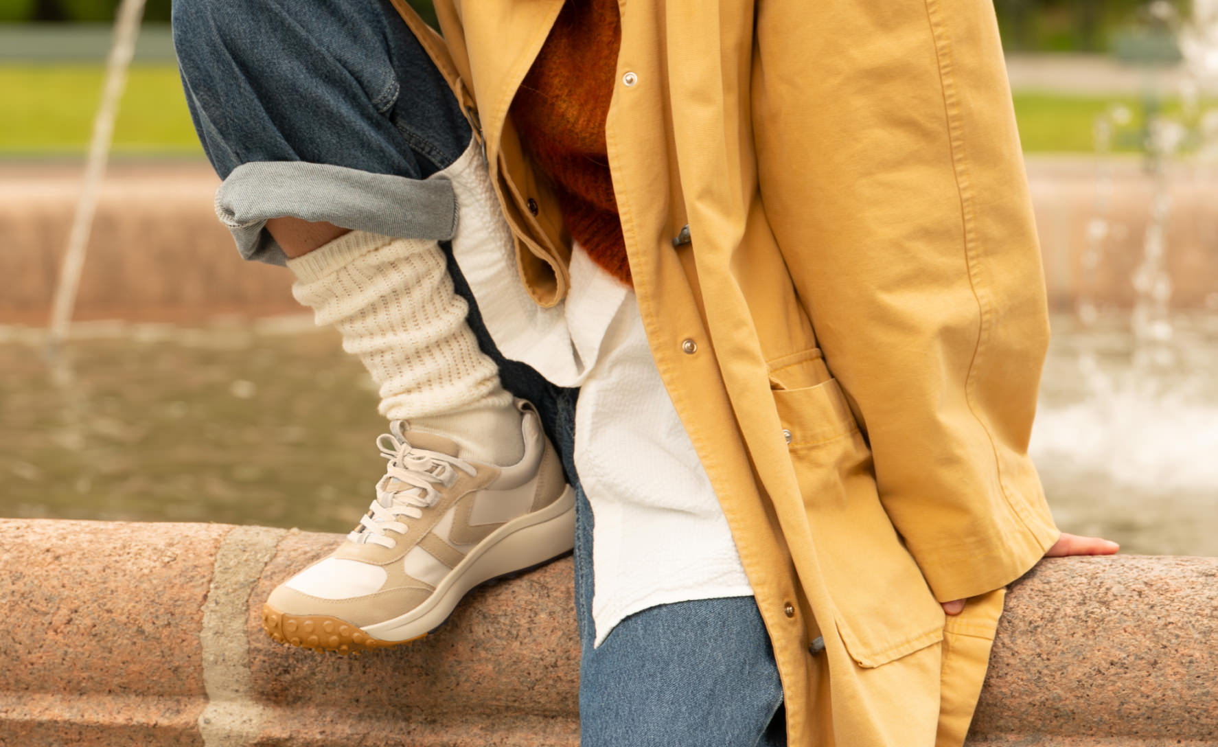 Women's KS86 Sneaker | Bison/Birch - Image 7