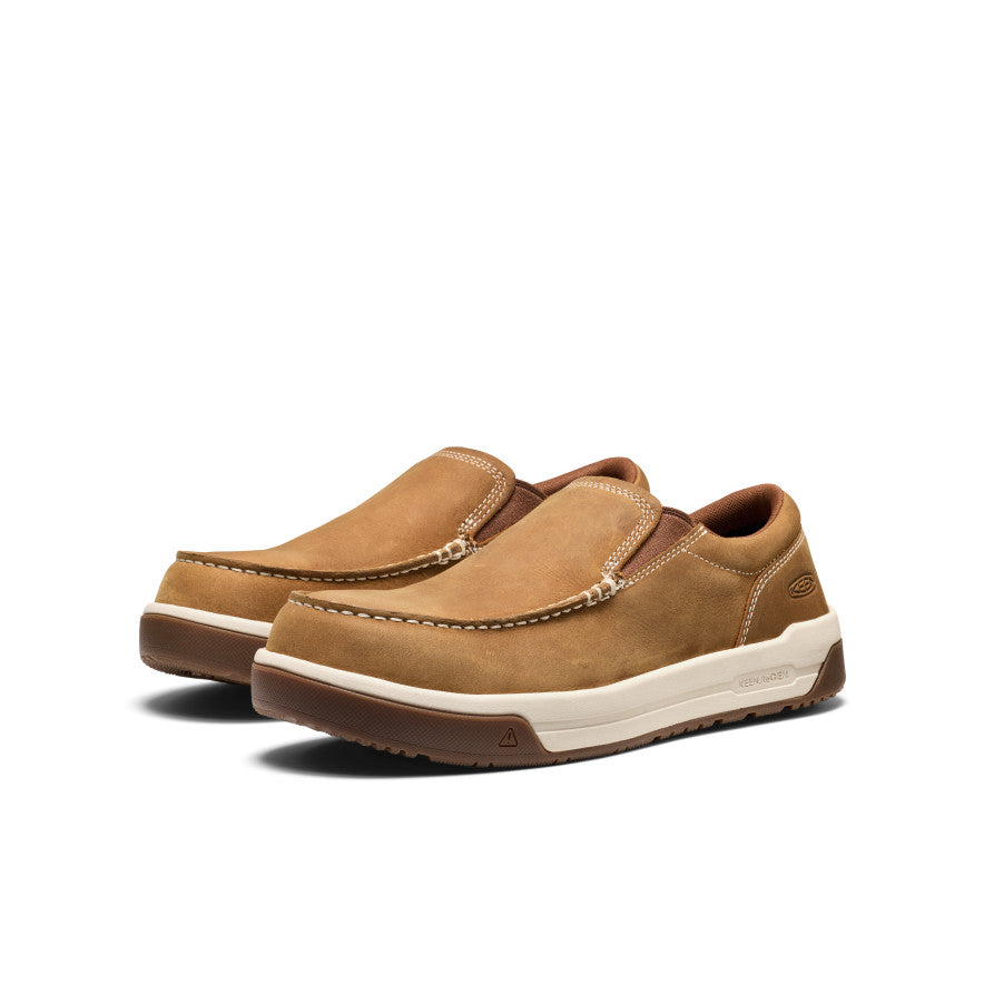 Men's Gibson Slip-On Work Shoe (Carbon Toe) | Belgian/Gum - Image 2