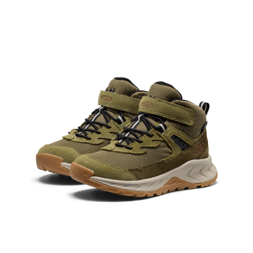 Little Kids' Hightrail Waterproof Hiking Boot | Dark Olive/Martini Olive - Image 2