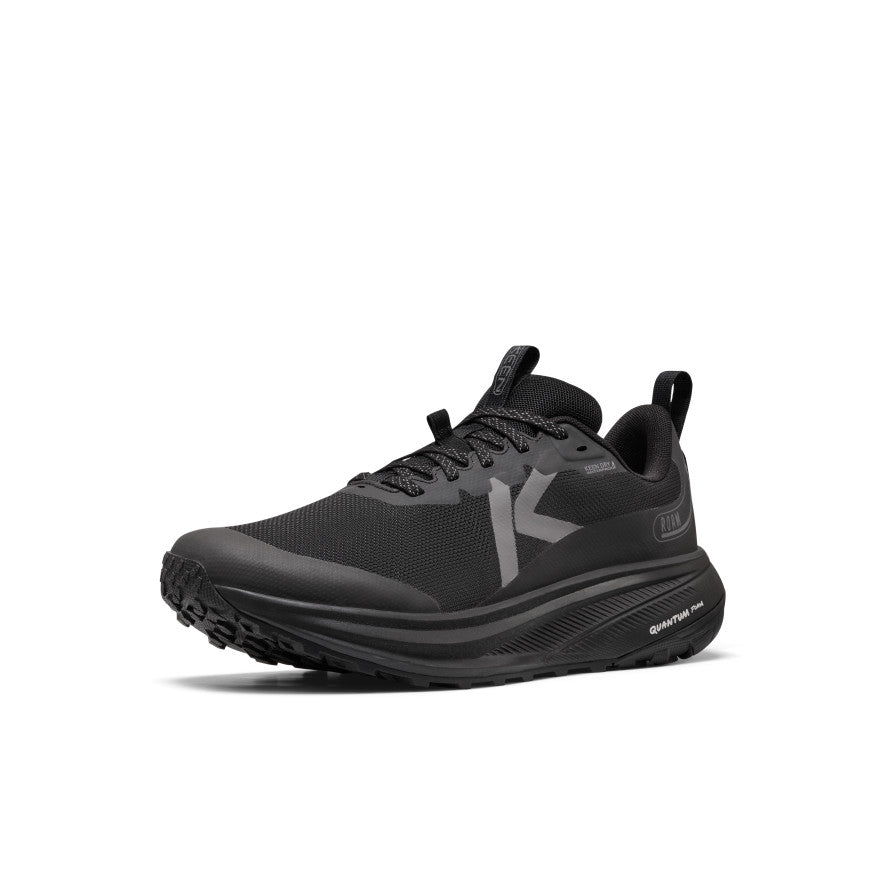 Men's Roam Waterproof Trail Running Shoe | Black/Black - Image 3