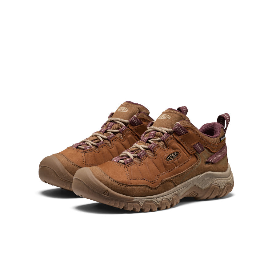 Women's Targhee IV Waterproof Hiking Shoe | Bison/Huckleberry - Image 2