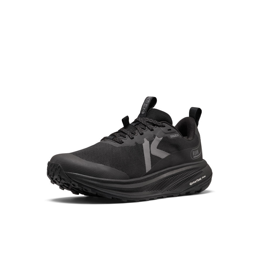 Women's Roam Waterproof Trail Running Shoe | Black/Black - Image 3