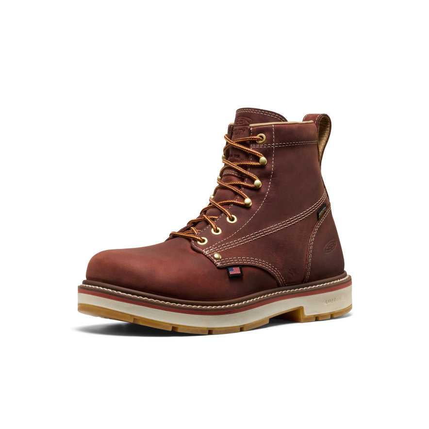 Men's Liberty 6 Waterproof 90?? Heel Boot (Carbon Toe) | Bombay Brown/Gum - Image 3