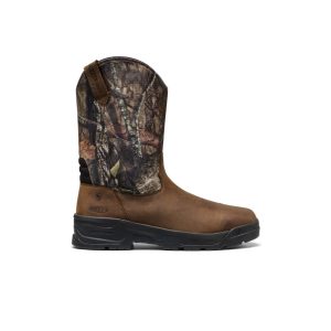 Men's Flatland Pull-On Waterproof Work Boot (Soft Toe) | MOSSY OAK BREAK-UP COUNTRY?