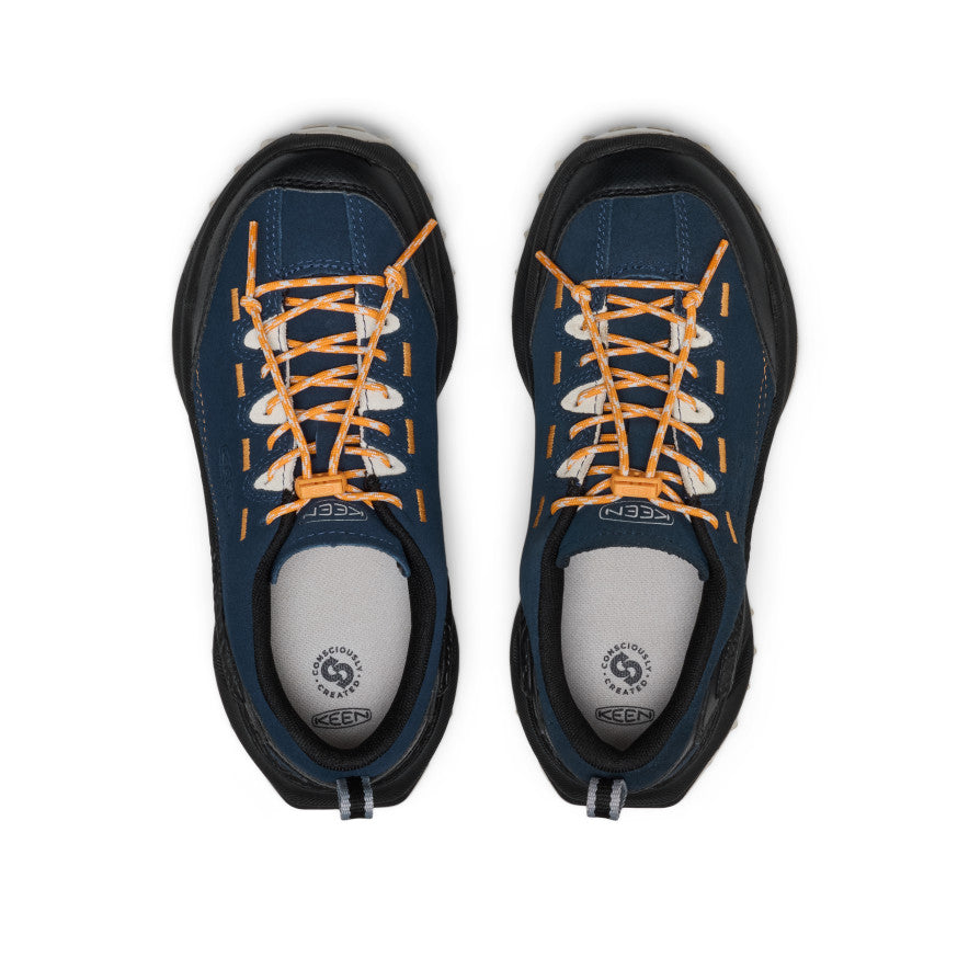 Big Kid's Jasper Zionic Sneaker | Naval Academy/Flame Orange - Image 4