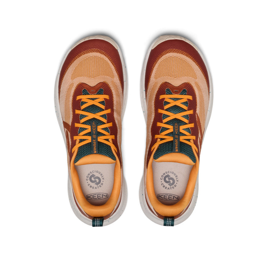 Men's Wander Trail Running Shoe | Fossil Orange/Carrot Curl - Image 4
