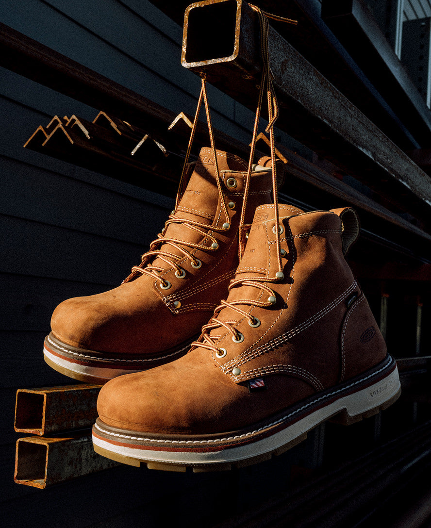 Men's Liberty 6 Waterproof 90?? Heel Boot (Carbon Toe) | Bombay Brown/Gum - Image 8
