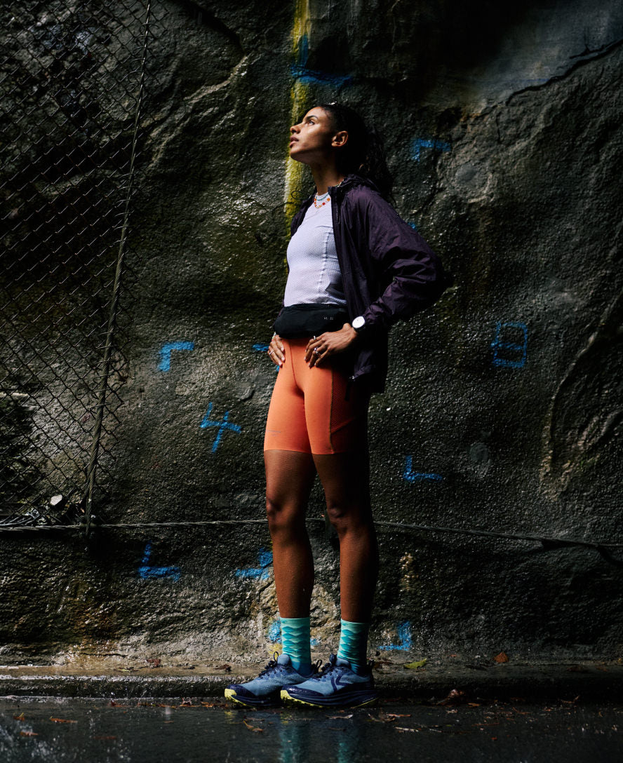 Women's Roam Waterproof Trail Running Shoe | Huckleberry/Ballad Blue - Image 9