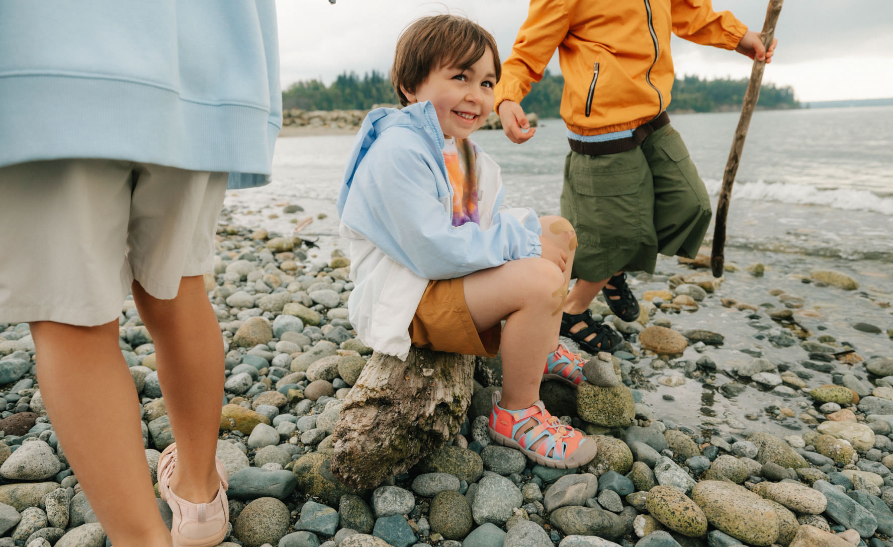 Little Kids' Seacamp II CNX | Daisies/Marina - Image 7