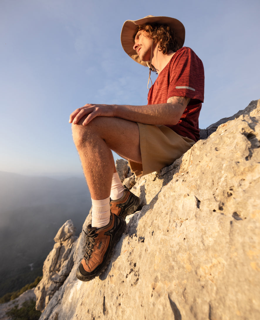 Men's Targhee IV Waterproof Hiking Shoe | Sea Turtle/Roasted Pecan - Image 8