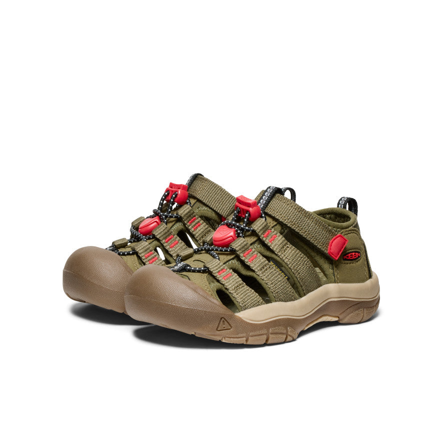 Little Kids' Newport H2 | Martini Olive/Aura Orange - Image 2