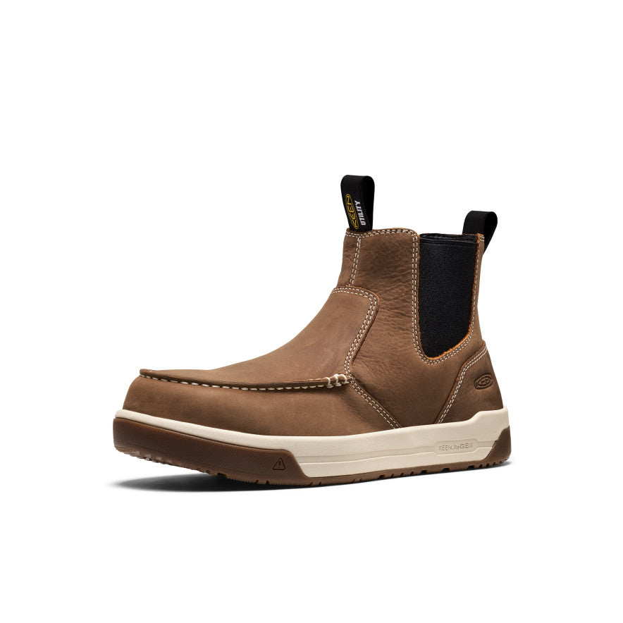 Men's Gibson Chelsea Work Boot (Carbon Toe) | Belgian/Gum - Image 3