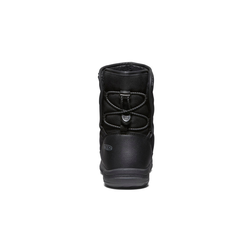 Big Kids' Puffrider Waterproof Winter Boot | Black/Steel Grey - Image 5
