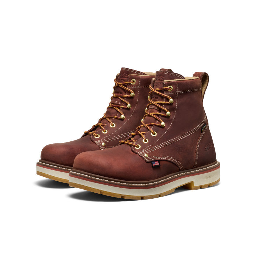 Men's Liberty 6 Waterproof 90?? Heel Boot (Carbon Toe) | Bombay Brown/Gum - Image 2