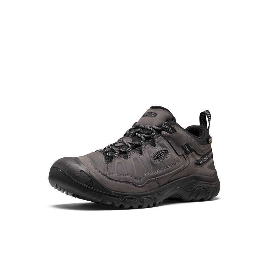 Men's Targhee IV Wide Waterproof Hiking Shoe | Magnet/Black - Image 3