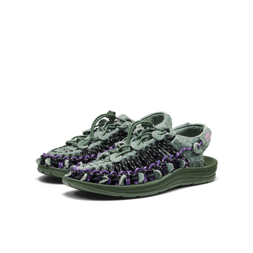 All Gender UNEEK Leather Henrik Vibskov Sneaker | Green Spring - Image 2