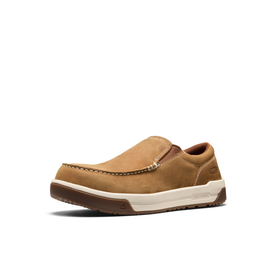 Men's Gibson Slip-On Work Shoe (Carbon Toe) | Belgian/Gum - Image 3