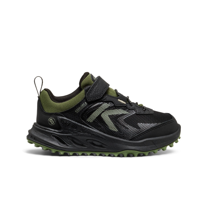 Little Kids' Zionic Waterproof Shoe | Black/Bronze Green
