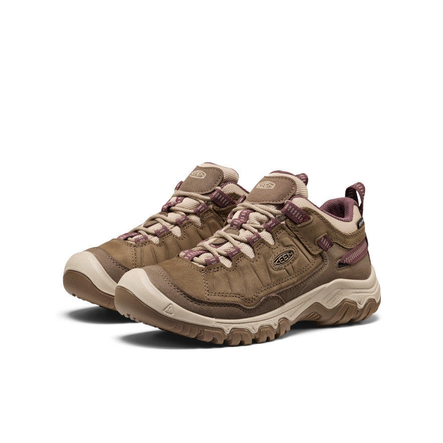 Women's Targhee IV Waterproof Hiking Shoe | Canteen/Huckleberry - Image 2