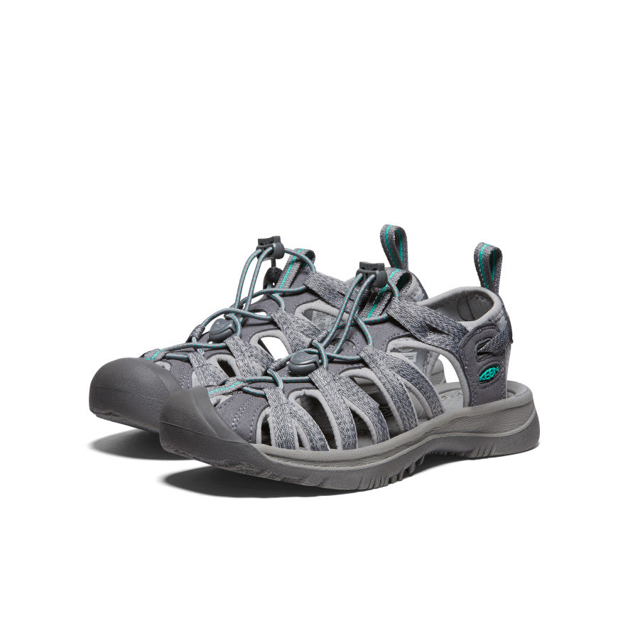 Women's Whisper | Medium Grey/Peacock Green - Image 2